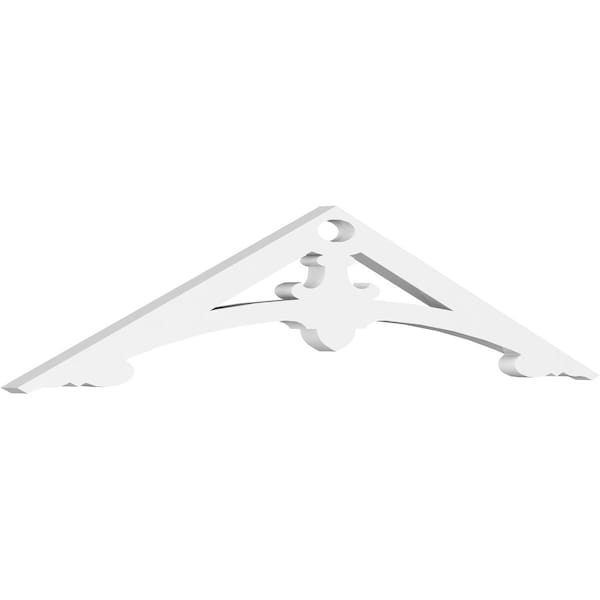 Ekena Millwork Pitch Sellek Architectural Grade PVC Gable Pediment, 36"W x 7 1/2"H x 1"P (5/12) GPP036X008X100SLK - main